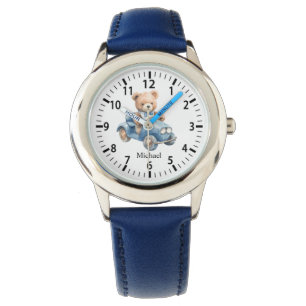 Cool Custom Naam Car Pilot Beer Horloge