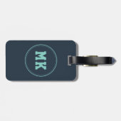 Cool Custom Pap Son Dochter Foto Vaderdag Bagagelabel (Achterkant horizontaal)