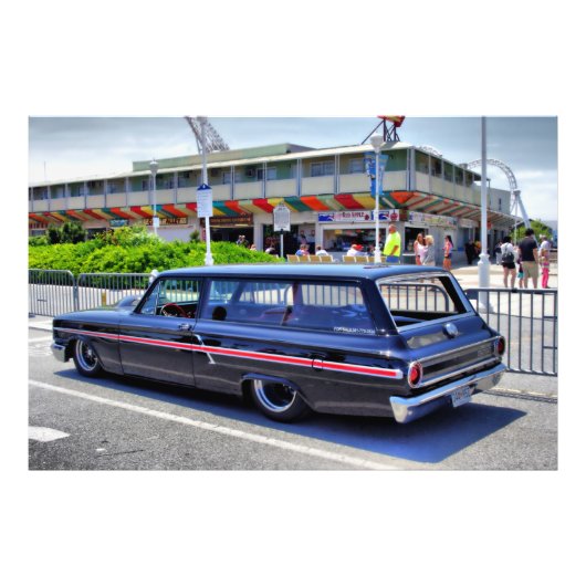 Cool Custom Station Wagon Foto Afdruk (Voorkant)