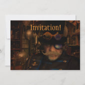 Cool Custom Steampunk Fantasy Captain Sean Kaart (Voorkant)