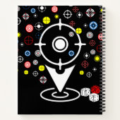 Cool custom target notaboekjournaal student notitieboek (Achterkant)