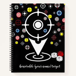 Cool custom target notaboekjournaal student notitieboek