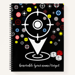 Cool custom target notaboekjournaal student notitieboek