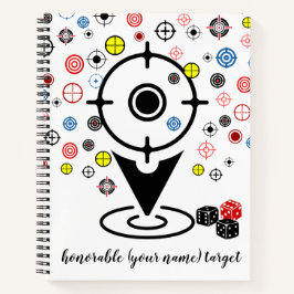 Cool custom target notaboekjournaal student notitieboek