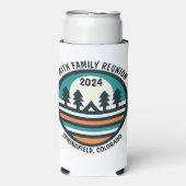 Cool Custom Vakantie en Camping Seltzer Blikjeskoeler (Seltzer Voorkant)