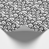 Cool Cute Fun BOO Ghost Halloween Cadeaupapier (Hoek)