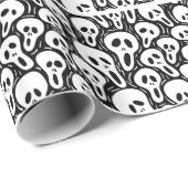 Cool Cute Fun BOO Ghost Halloween Cadeaupapier (Rol Hoek)
