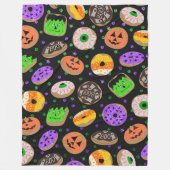 Cool Cute Glitter Confetti Donuts Halloween Fleece Deken (Voorkant)