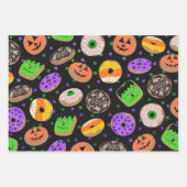 Cool Cute Glitter Confetti Donuts Halloween Inpakpapier Vel (Voorkant)