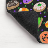 Cool Cute Glitter Confetti Donuts Halloween Muismat (Hoek)