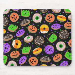Cool Cute Glitter Confetti Donuts Halloween Muismat