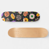 Cool Cute Glitter Confetti Donuts Halloween Persoonlijk Skateboard (Horizontaal)