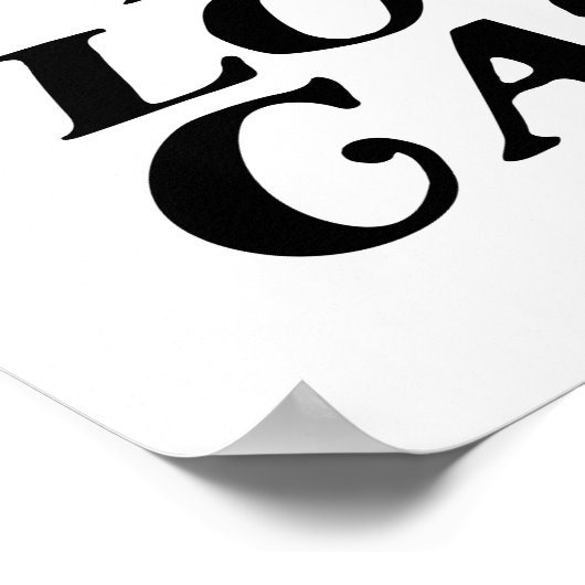 Cool Cute Keep Calm Love Cats Poster for Cat Lover (Hoek)