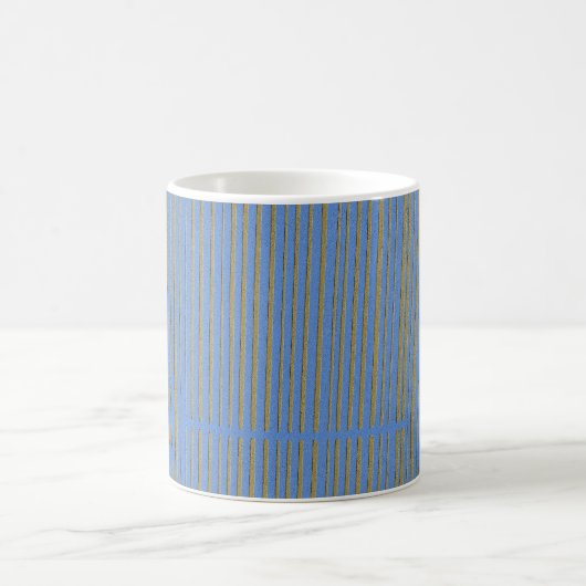 Cool Cute Moderne Unieke Striped Pattern Koffiemok (Center)