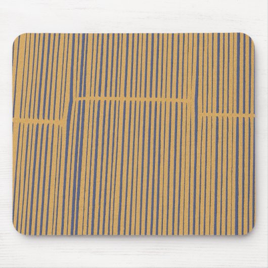 Cool Cute Moderne Unieke Striped Pattern Muismat (Voorkant)