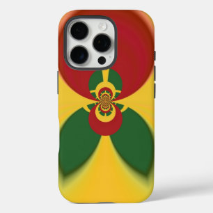  COOL CUTE RETRO Jamaicans Raster Gift Colo iPhone 16 Pro Hoesje