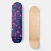 Cool Cyberpunk Anime Japanse Ontwerp Skateboard (Voorkant)