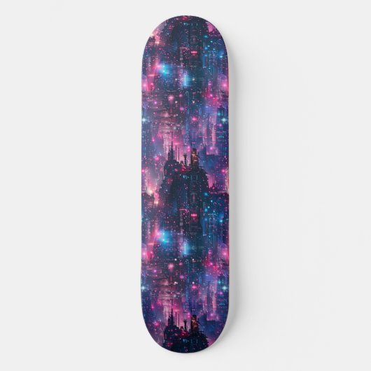 Cool Cyberpunk Anime Japanse Ontwerp Skateboard (Voorkant)