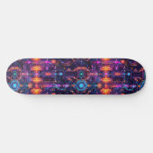 Cool Cyberpunk Anime Japanse Skateboard Ontwerp (Horizontaal)