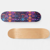 Cool Cyberpunk Anime Japanse Skateboard Ontwerp (Horizontaal)