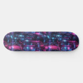Cool Cyberpunk Anime Japanse Skateboard Ontwerp (Horizontaal)