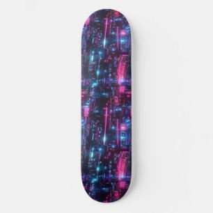 Cool Cyberpunk Anime Japanse Skateboard Ontwerp