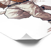 Cool Cyberpunk Tiger Foto Afdruk (Hoek)