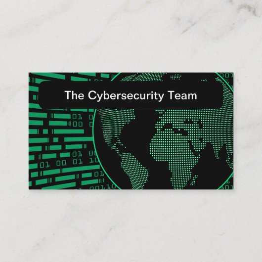 Cool Cybersecurity Defence Visitekaartjes (Voorkant)