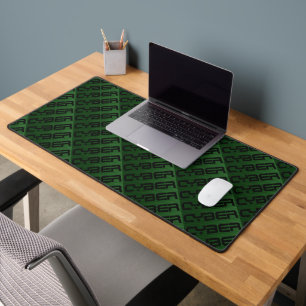 Cool Cybertekstpatroon Groen Bureaumat