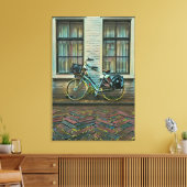 Cool cyclist giften canvas afdruk (Insitu (Woonkamer))