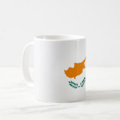Cool Cyprus Flag Koffiemok (Voorkant links)