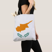 Cool Cyprus Flag Mode Tote Bag (Dichtbij)
