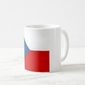 Cool Czech Republic Flag Koffiemok (Voorkant rechts)