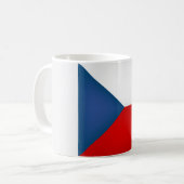 Cool Czech Republic Flag Koffiemok (Voorkant links)