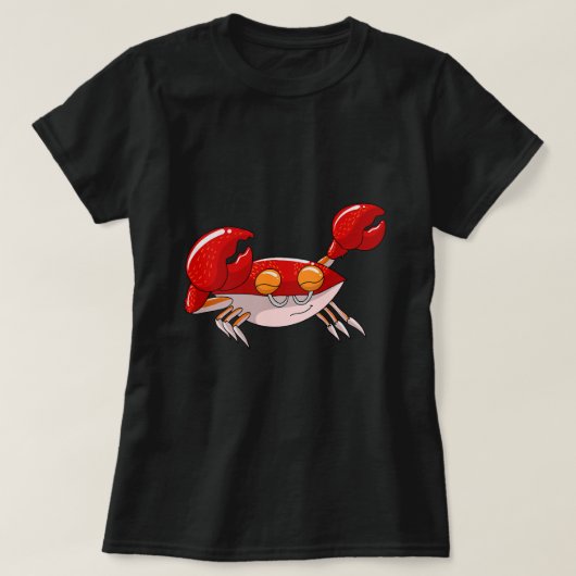 Cool Dabbing Crab 2Funny Dancer Zee Creature Lover T-shirt (Design voorkant)