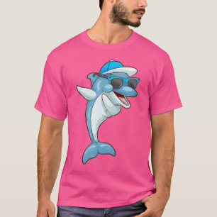 Cool Dabbing Dolphin Funny Hip-Hop Porpoise Danci T-shirt