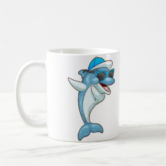 Cool Dabbing Dolphin Funny Hip-Hop Porpoise Dancin Koffiemok