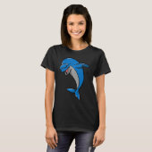 Cool Dabbing Dolphin Whale Cute Dolphins Lover Men T-shirt (Voorkant volledig)