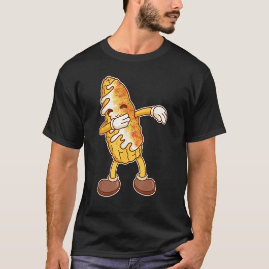 Cool Dabbing Elote Roasted Mexican Street Corn T-shirt (Voorkant)