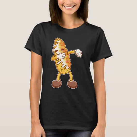 Cool Dabbing Elote Roasted Mexican Street Corn T-shirt (Voorkant)