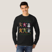 Cool Dabbing Festive Designs X Mas T-shirt (Voorkant volledig)