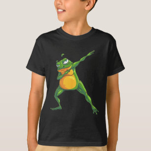 Cool Dabbing Frog Funny Hip-hop Kikkervisje Dansen T-shirt