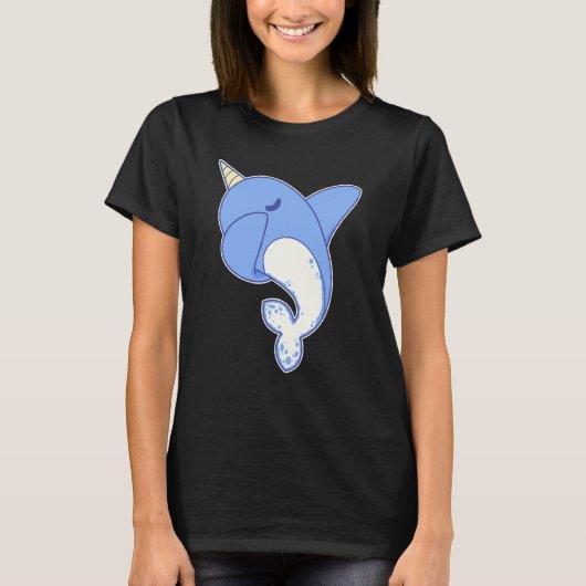Cool Dabbing Narwhal T-shirt (Voorkant)