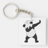 Cool Dabbing Panda  Sleutelhanger (voorkant)