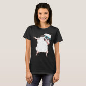 Cool Dabbing Schaap Grappige Boer Lamsdier Dancin T-shirt (Voorkant volledig)