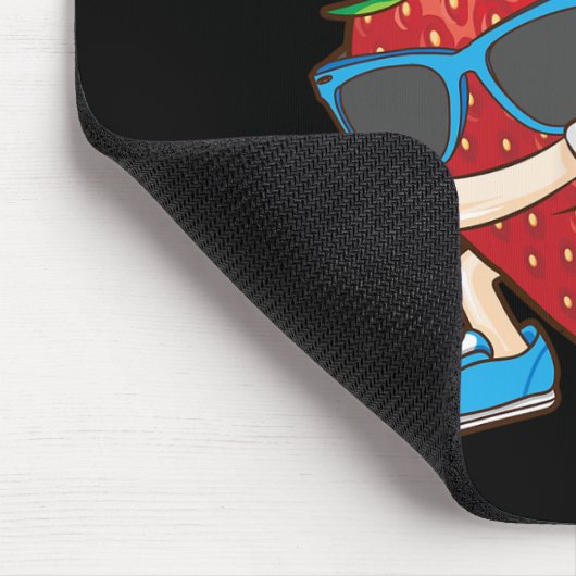 Cool Dabbing Strawberry Funny Love Dancer Sweet Fr Muismat (Hoek)