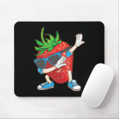 Cool Dabbing Strawberry Funny Love Dancer Sweet Fr Muismat (Met muis)