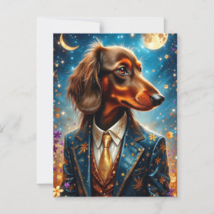 Cool Dachshund Briefkaart