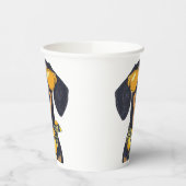 Cool Dachshund Dog Sunglasses Lemons Papieren Bekers (Links)