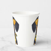 Cool Dachshund Dog Sunglasses Lemons Papieren Bekers (Rechts)